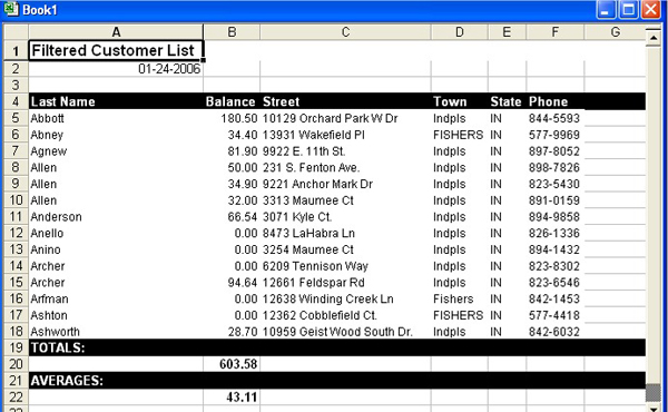 Export to Microsoft Excel and Microsoft Word